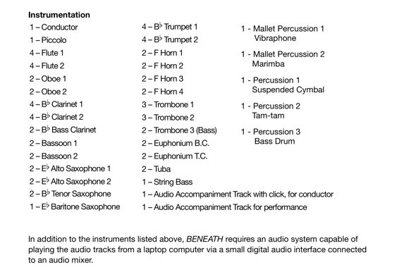 BENEATH instrumentation